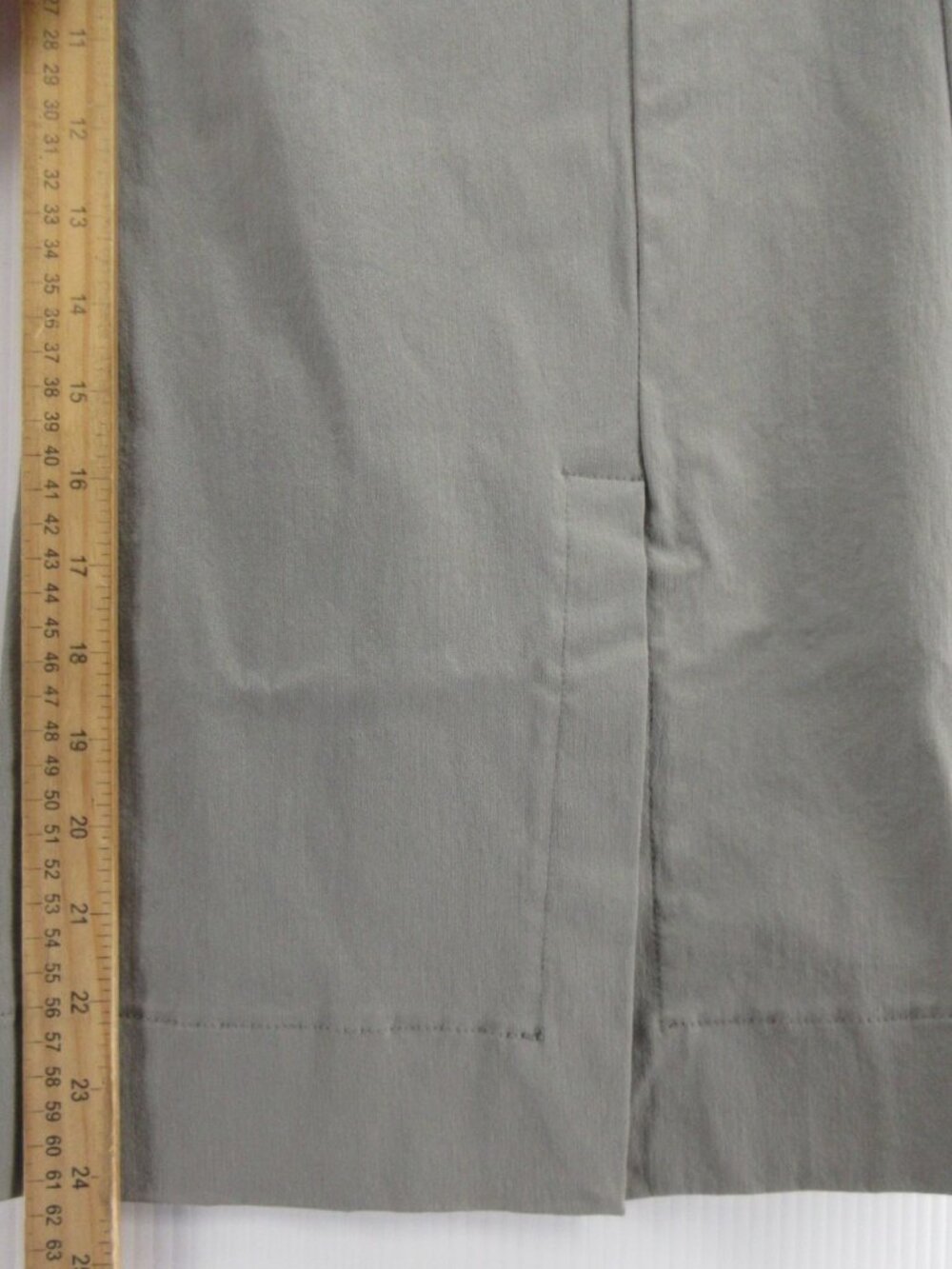 Porto Pants 3 Wide Leg Cropped Trousers Slit San Francisco Large * - Picture 4 of 11